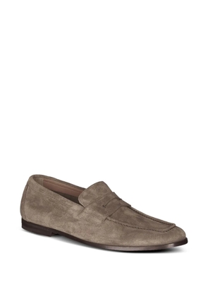 Doucal's suede flat loafers - Neutrals