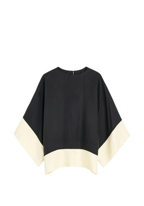 By Malene Birger Cicie colour-block top - Black