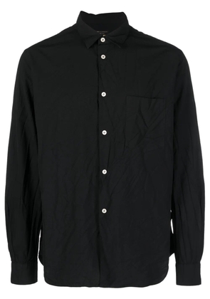 Comme des Garçons Homme Plus chest-pocket long-sleeve shirt - Black