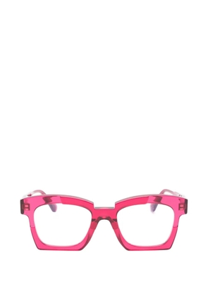 Kuboraum geometric-frame glasses - Pink