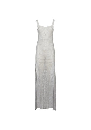 Santa Brands sleeveless long dress - Silver
