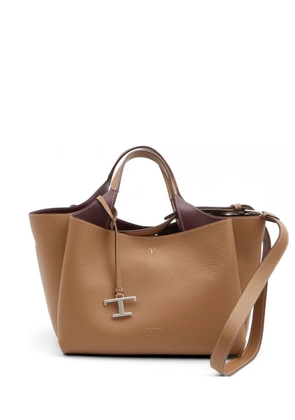 Tod's mini leather tote bag - Brown