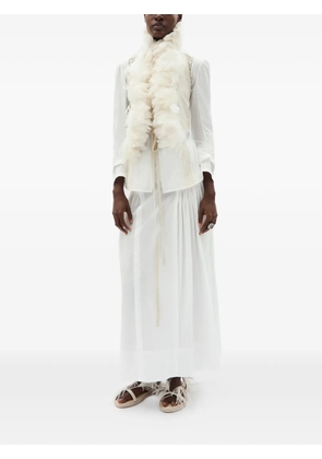 Ann Demeulemeester Ariel light maxi skirt - White