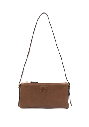 Miu Miu mini leather shoulder bag - Brown