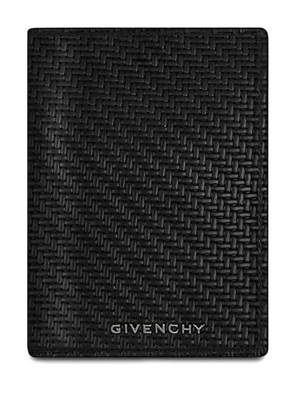 Givenchy braided-leather card holder - Black