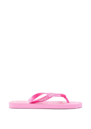 Versace Jeans Couture floral-print flip-slops - Pink