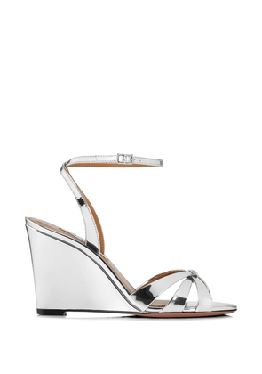 Aquazzura Tati wedge sandals - Silver