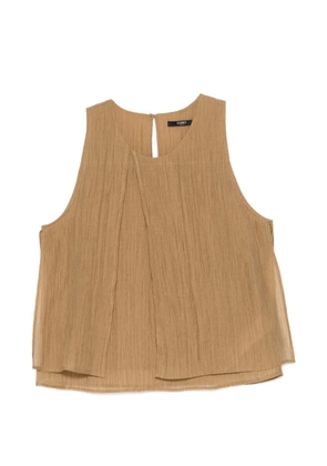 Seventy textured sleeveless top - Neutrals