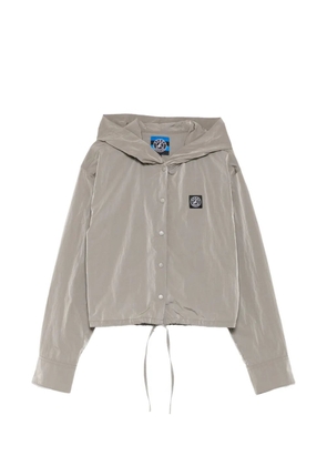 SPORT b. by agnès b. hooded pleated dress - Brown