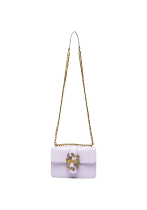 Just Cavalli snake-detail shoulder bag - Purple
