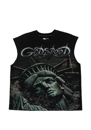 GODSPEED Sunken Liberty 2 sleeveless top - Black