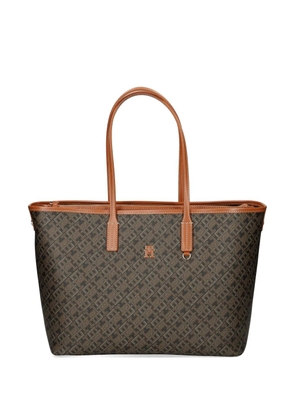 Tommy Hilfiger monogram shoulder bag - Brown