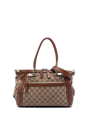 Gucci Pre-Owned 2000-2015 GG Canvas Bella satchel - Brown