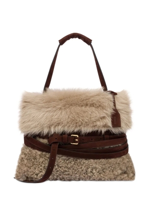 Moschino Tie Me tote bag - Neutrals