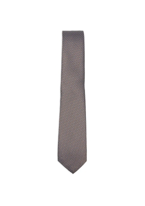 Canali patterned tie - Blue
