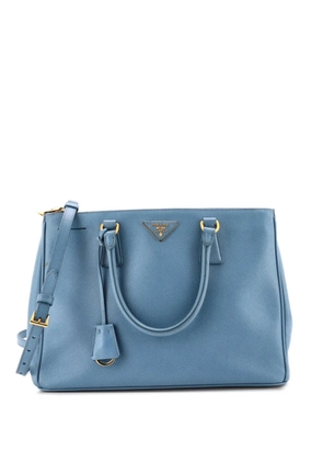 Prada Pre-Owned Double Zip Lux Saffiano Leather Medium tote bag - Blue
