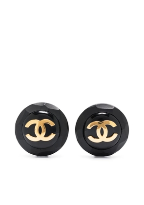 CHANEL Pre-Owned 1984/1990 CC clip-on earrings - Gold