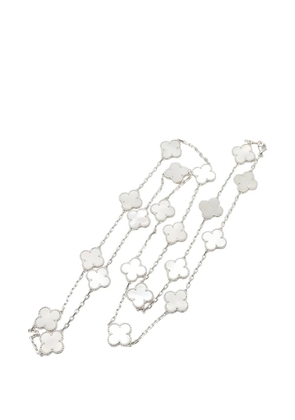 Van Cleef & Arpels Pre-Owned 2010s Alhambra motifs necklace - Silver