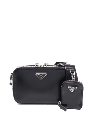 Prada Pre-Owned 2013-2026 Leather Brique crossbody bag - Black