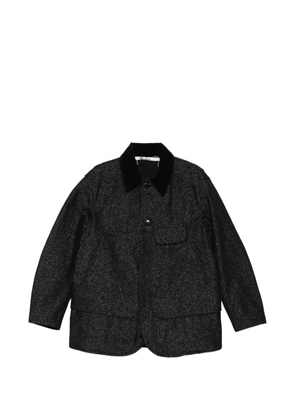 midorikawa buttoned jacket - Black