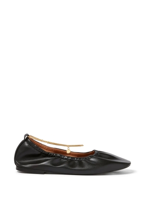 Stella McCartney chain-strap ballet flats - Black