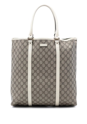 Gucci Pre-Owned 2016-2026 GG Supreme Joy Vertical tote bag - White