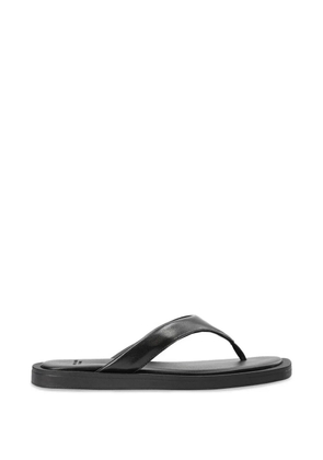 Copenhagen Studios leather flat sandals - Black