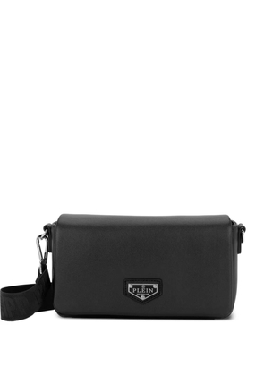 Philipp Plein logo-plaque shoulder bag - Black