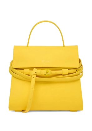 Moschino yellow tote bag