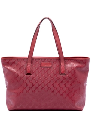 Gucci Pre-Owned 2016-2025 Medium GG Imprime tote bag - Red