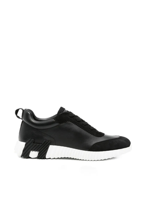 Hermès Pre-Owned Bouncing leather sneakers - Black