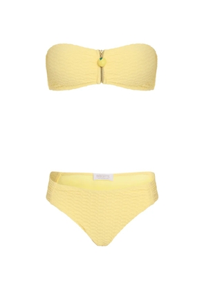 Brigitte Mia zipped bikini - Yellow