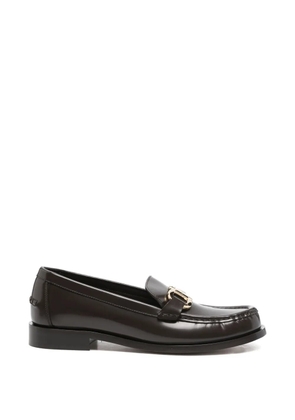 Ferragamo Gancini loafers - Brown