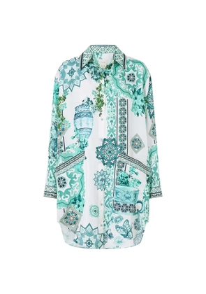 Camilla pockets balearic bebé shirt tunic - White