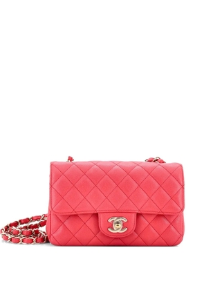 CHANEL Pre-Owned Classic Single Flap Bag Quilted Caviar Mini crossbody bag - Pink