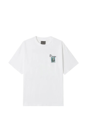 Musium Div. stamp graphic T-shirt - White