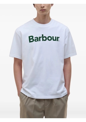 Barbour logo-print T-shirt - White