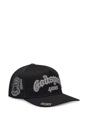 GODSPEED logo-embroidered trucker cap - Black
