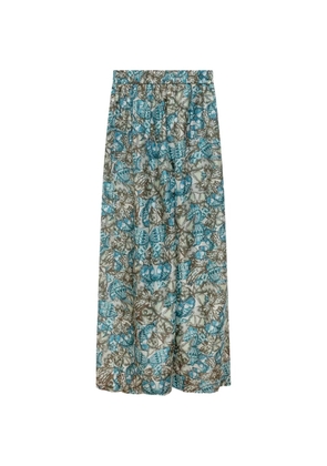 MOMONÌ butterfly aspen trousers - Blue