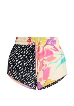 Donde Esteban floral-print shorts - Black