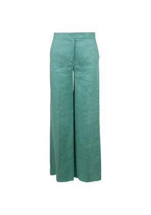 Max Mara pocket palazzo pants - Green