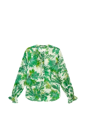 MALIPARMI floral-print shirt - Green