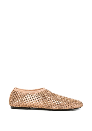 strategia shoes beaded ballet flats - Gold