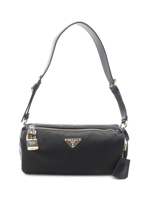 Prada Pre-Owned 2013-2025 Tessuto Logo shoulder bag - Black