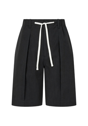 TOMBOY elastic waist shorts - Black