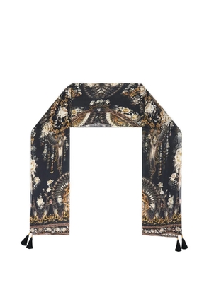 Camilla Flamenco folklore scarf - Black