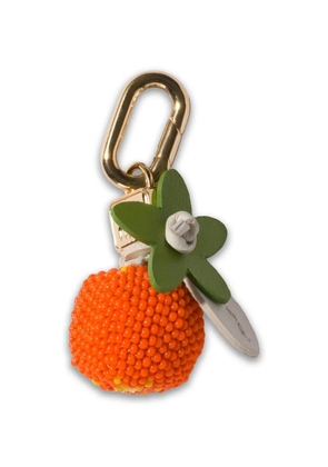 Miu Miu leather, beads, and metal micro trick - Orange