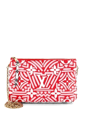 Louis Vuitton Pre-Owned Double Zip Pochette Limited Edition Crafty Monogram Giant clutch bag - Multicolour