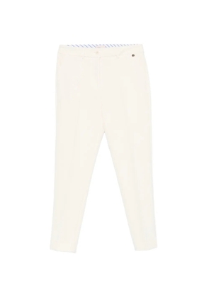 LIU JO logo-plaque trousers - Neutrals
