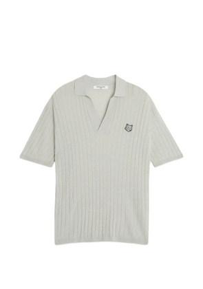 Maison Kitsuné Fox Head ribbed T-shirt - Grey